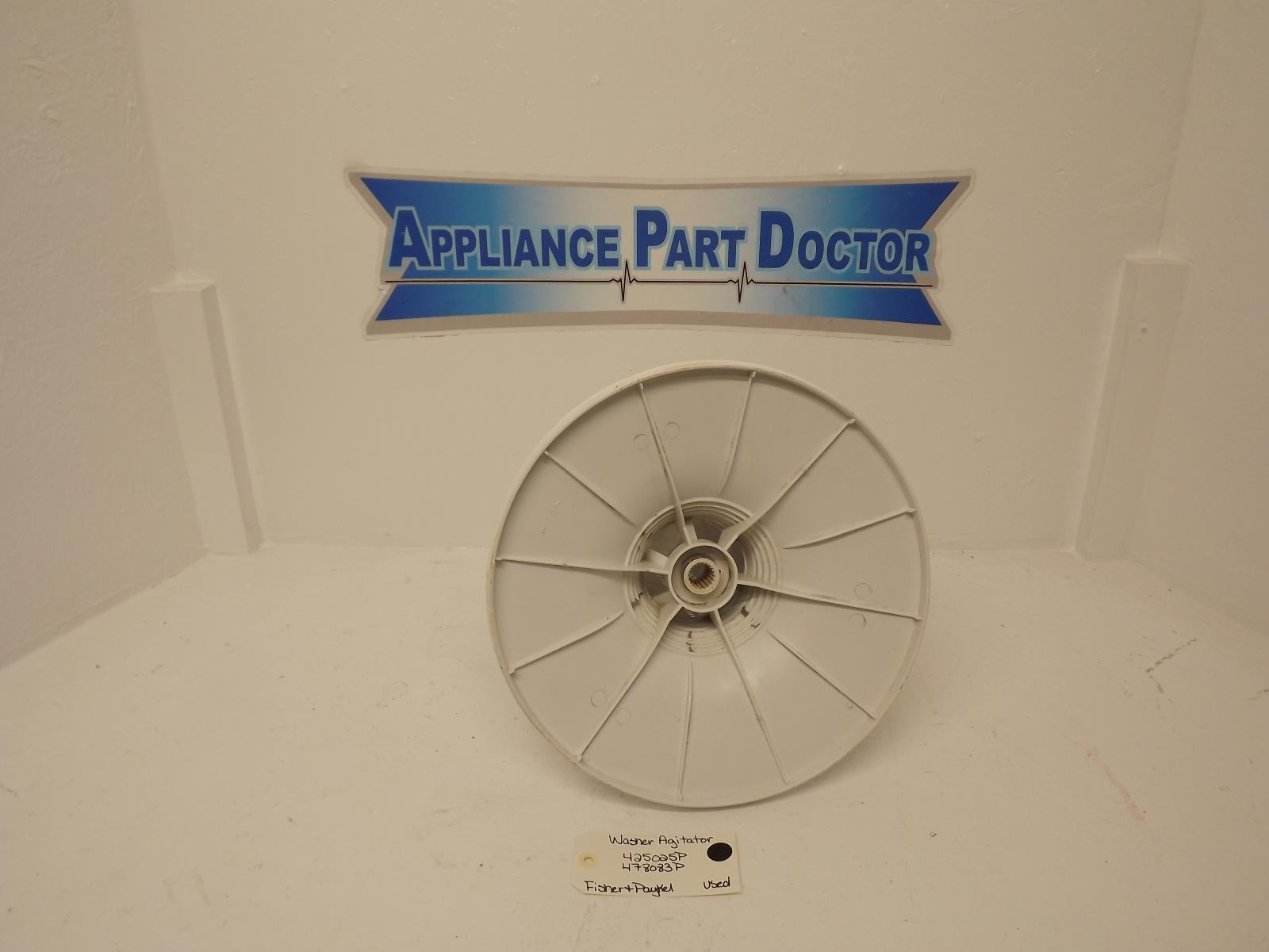 Fisher & Paykel Washer 425025P 478083P Washer Agitator Used Fisher & Paykel Washer 425025P 478083P Washer Agitator Used